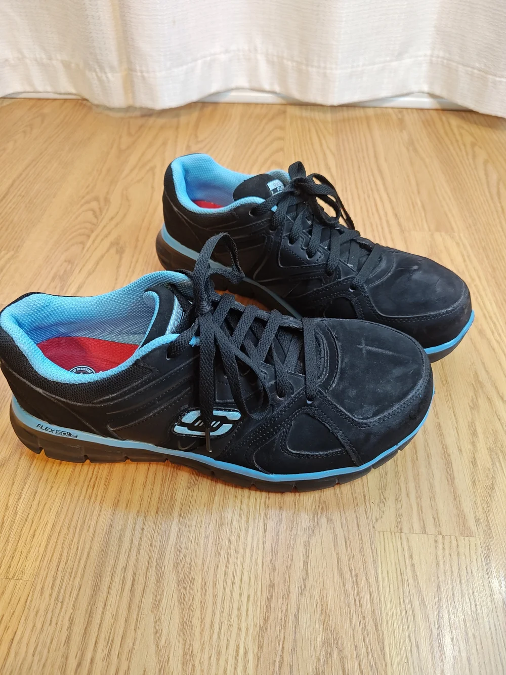 Skechers Work Relaxed Fit Workshire Alloy Toe Slip Resistant Shoes 8.5 Black